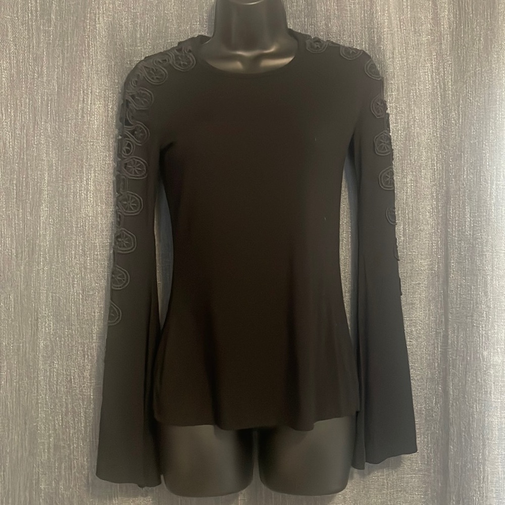 Bailey 44 black long sleeved blouse